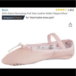 Little girls ballet shoes